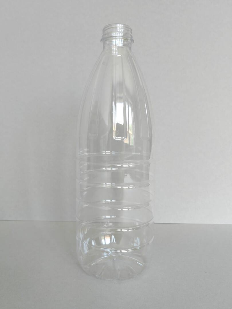 1l butilka za boza, voda, mlyako, tsvyat kristal